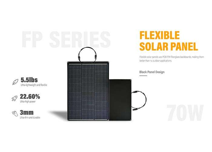 fp 70w flexible solar panels
