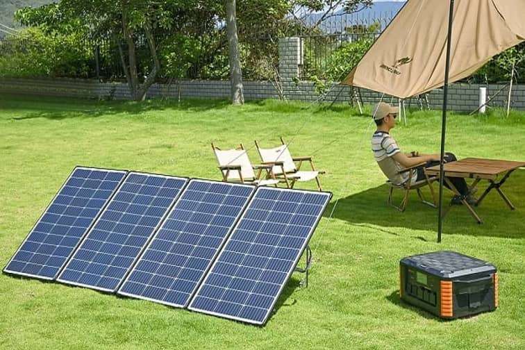 Portable Solar Panel Kit For Outdoor Use