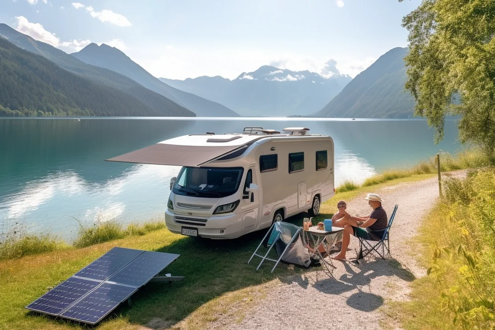 one of best solar panels for van camping--flexible solar panels 