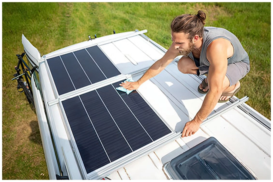 250 watt solar panels for rv roof