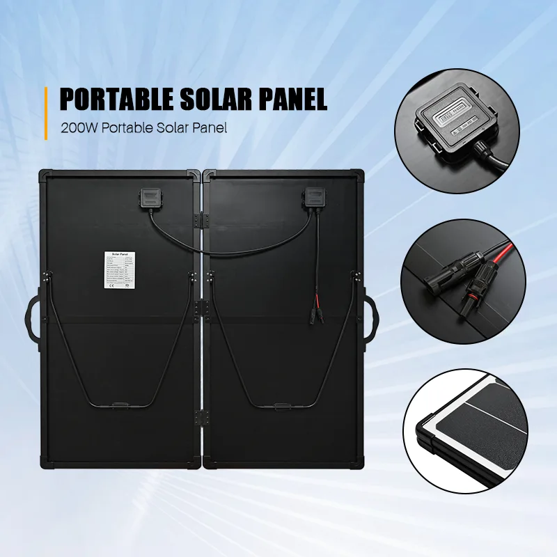 RV portable solar panels