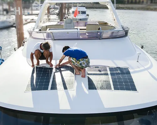 solar battery charger for boat