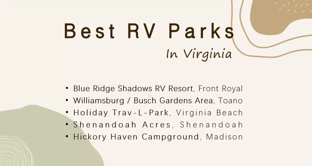 Explore the Great Outdoors: 5 Best RV Parks in Virginia for 2024