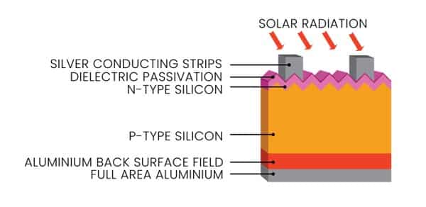 structure Al BSF c Si solar cell
