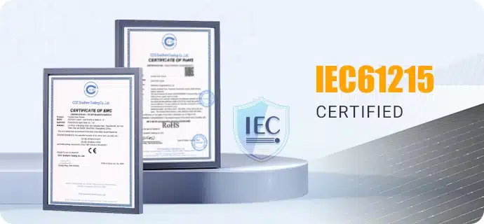 IEC61215 certified