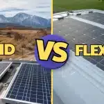 van solar installation : flexible or rigid