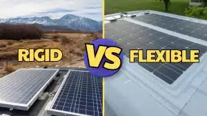 van solar installation : flexible or rigid